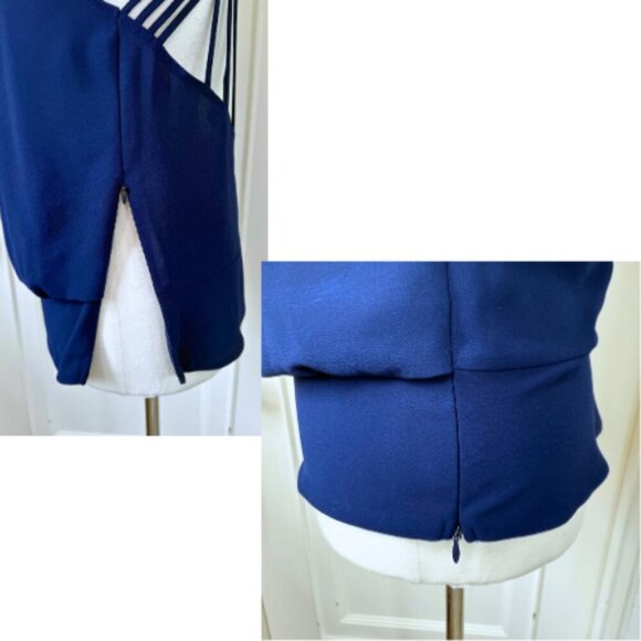NAKED ZEBRA Navy Strappy Tank Size M - Picture 9 of 14
